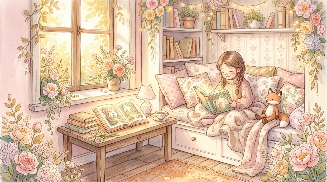 Parent and child reading together